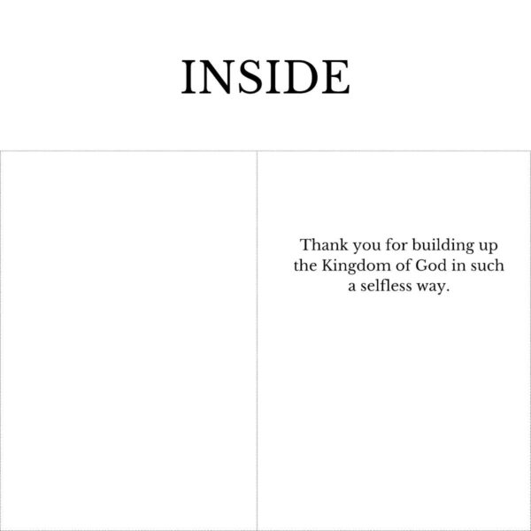 Deacon Thank You Card - Image 3