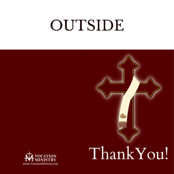 Deacon Thank You Card - Image 2
