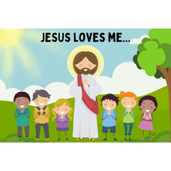 Prayer Card- Jesus Loves Me-Children's Prayer for Vocations (Pack of 50) - Image 3
