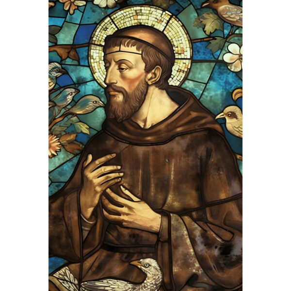 Prayer Card- Saint Francis Prayer to Discern God's Will Before the Crucifix (Pack of 50) - Imagen 3