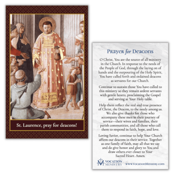 Prayer Card — Prayer for Deacons (Pack of 50)