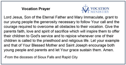 World Day of Prayer for Vocations - Vocation Ministry
