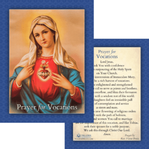 Prayer Card — Immaculate Heart Prayer for Vocations (Pack of 50)