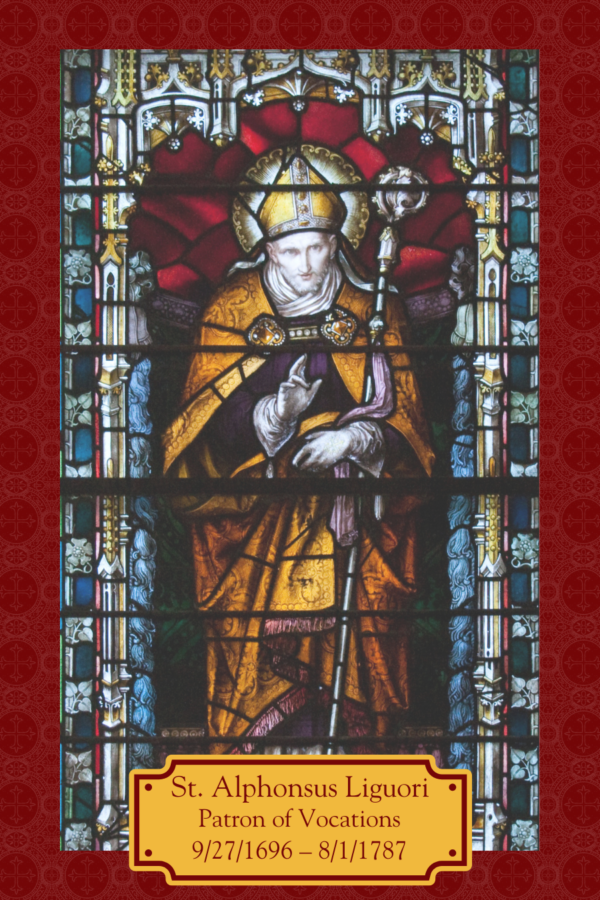 Prayer Card- Saint Alphonsus Liguori Prayer for Vocations (Pack of 50) - Image 3